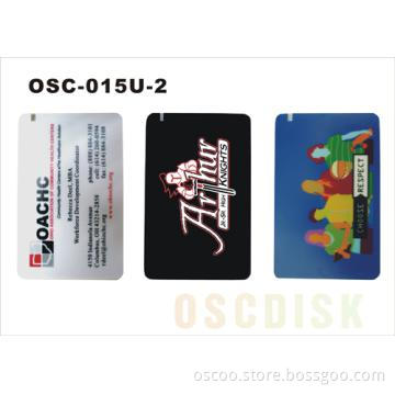 Credit Card style USB flash drive with Big size printing area